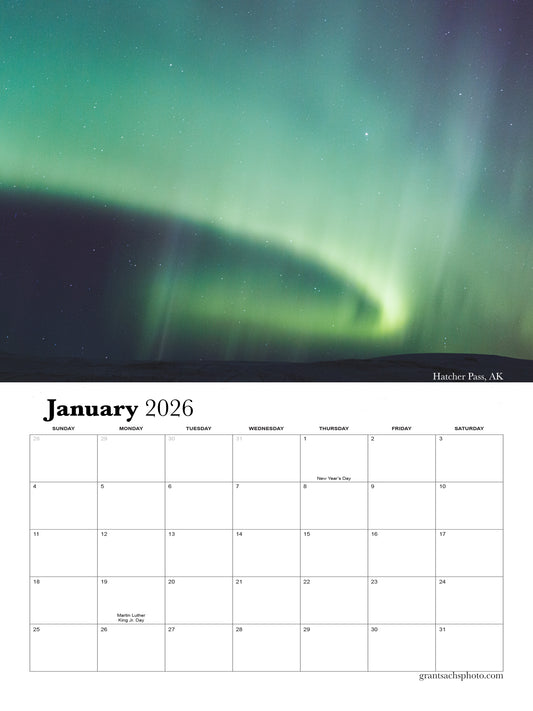 2026 Calendar - Pre Order - Grant Sachs Photography