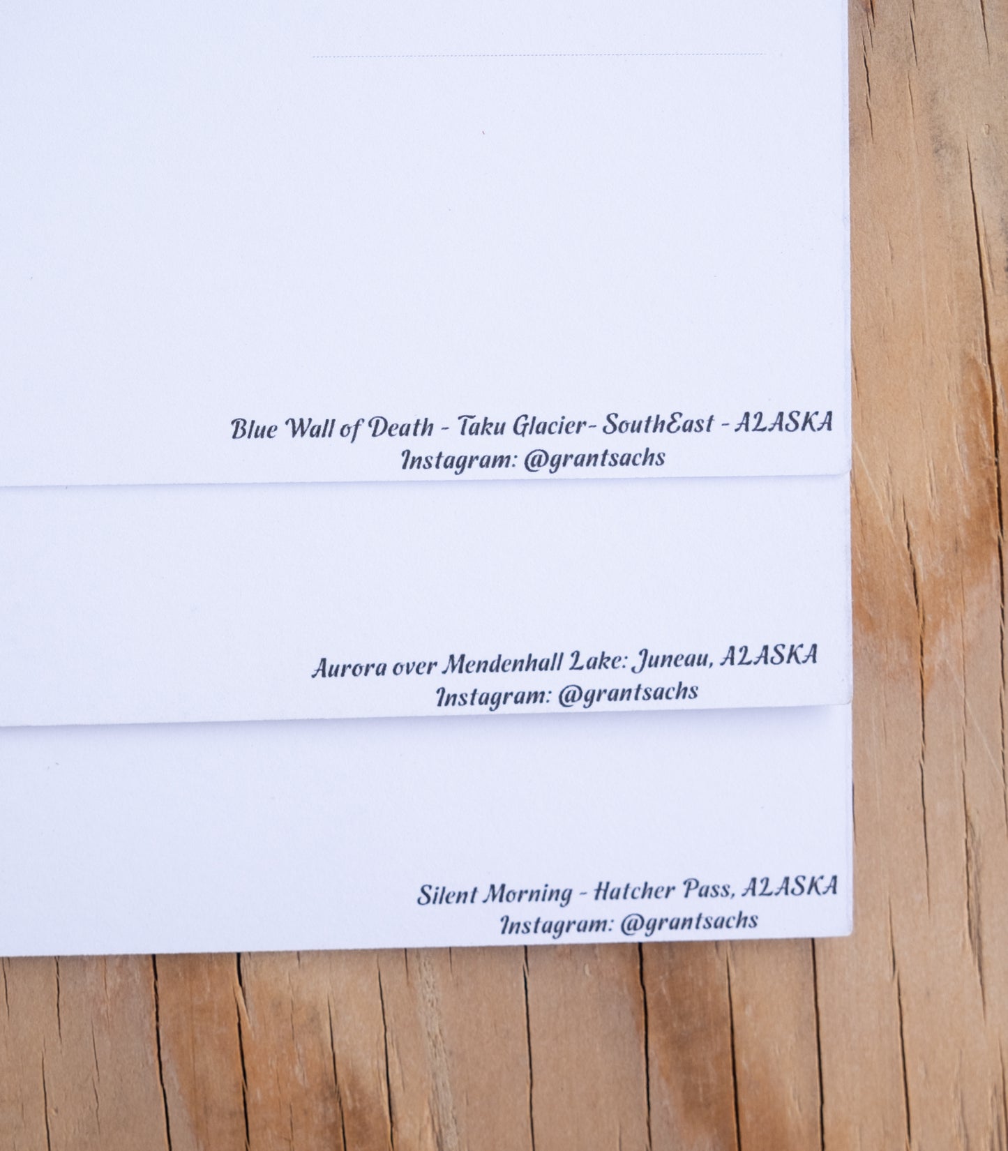 Snow | Ice | Aurora - Postcard 3 pack - Fine Art (5x7) - ©Grant Sachs Photography (Copy)